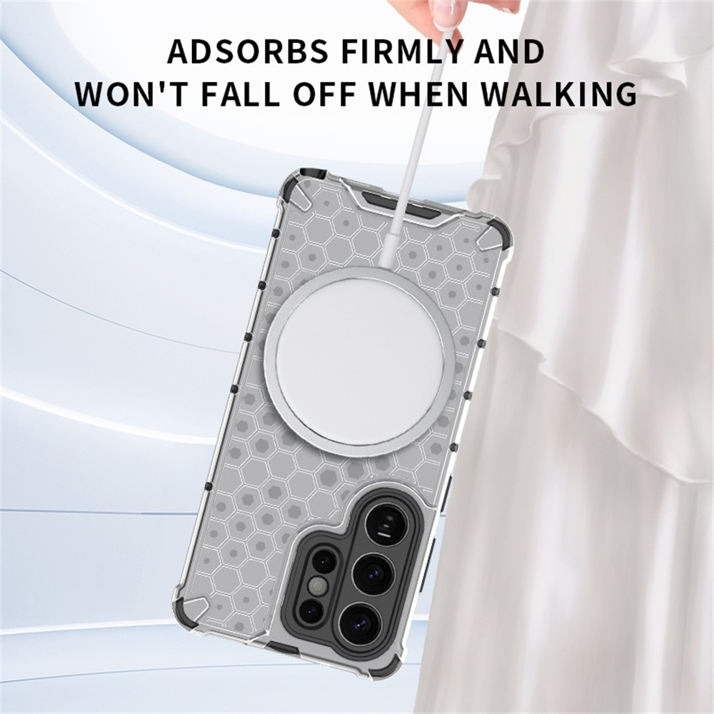 Honey odolný kryt s MagSafe na Samsung Galaxy S26 Ultra - priehľadný