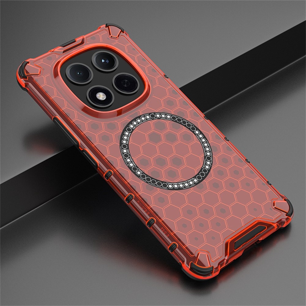 Honey odolný kryt s MagSafe na Xiaomi Redmi Note 15 Pro 5G - červený