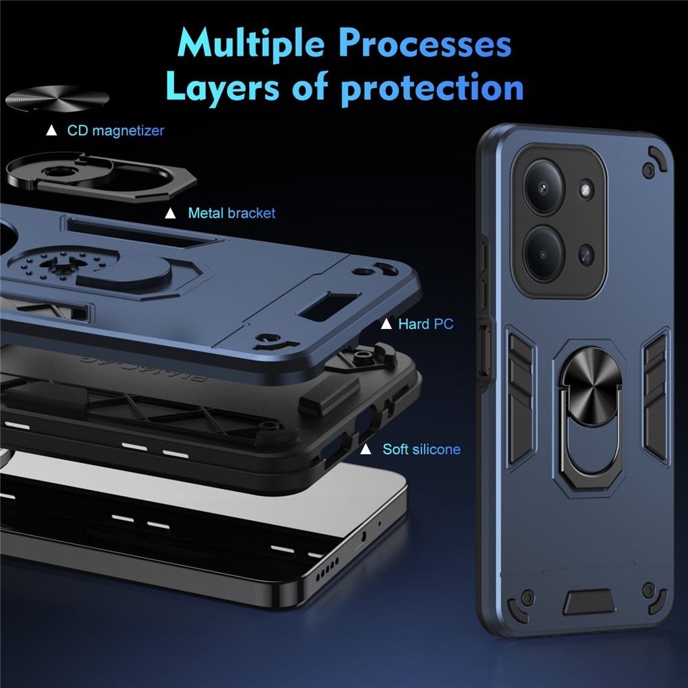 Defend odolný kryt na Xiaomi Redmi 15C 4G (171mm) / Poco C85 4G (171mm) - modrý