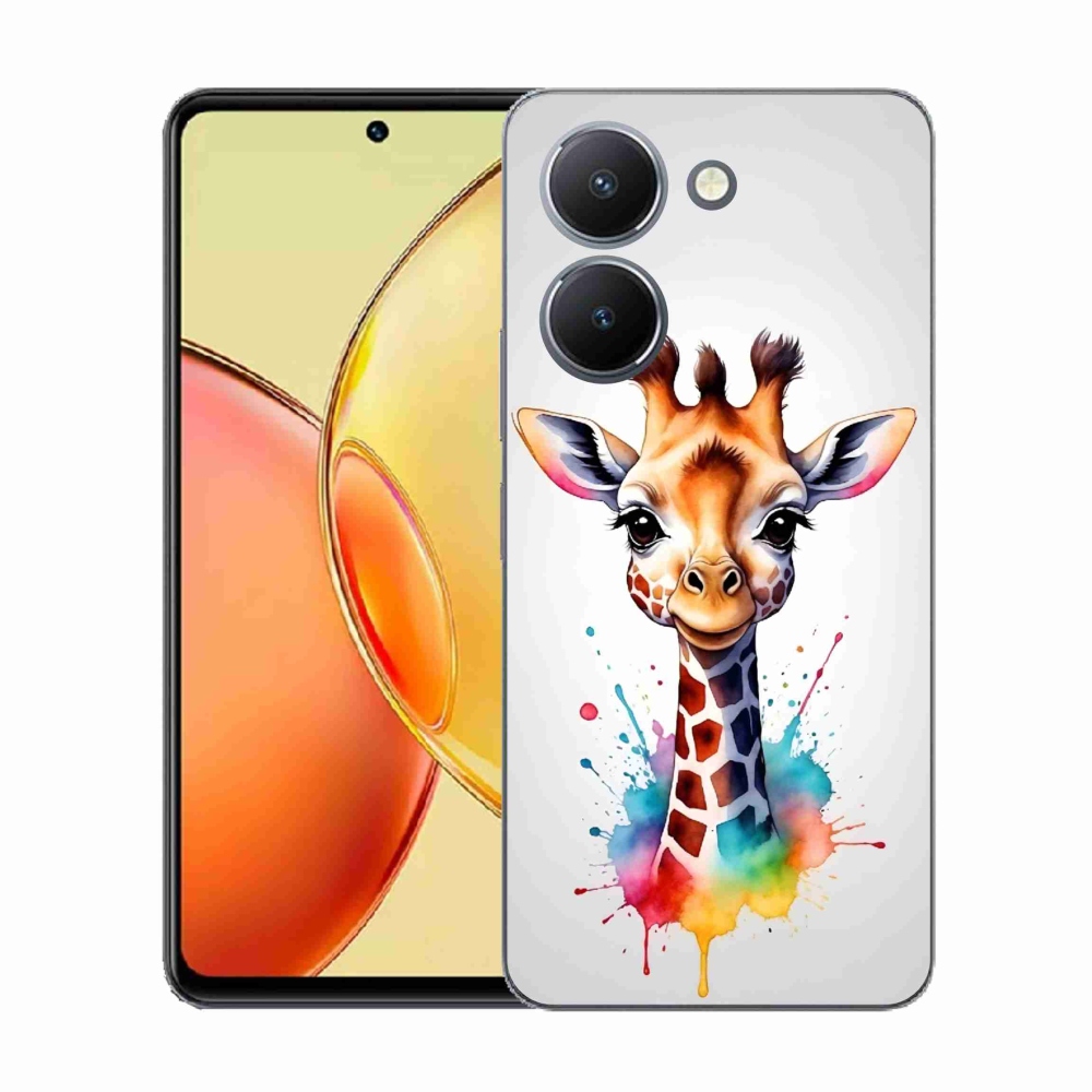 Gélový kryt mmCase na Vivo Y36 - žirafa 1