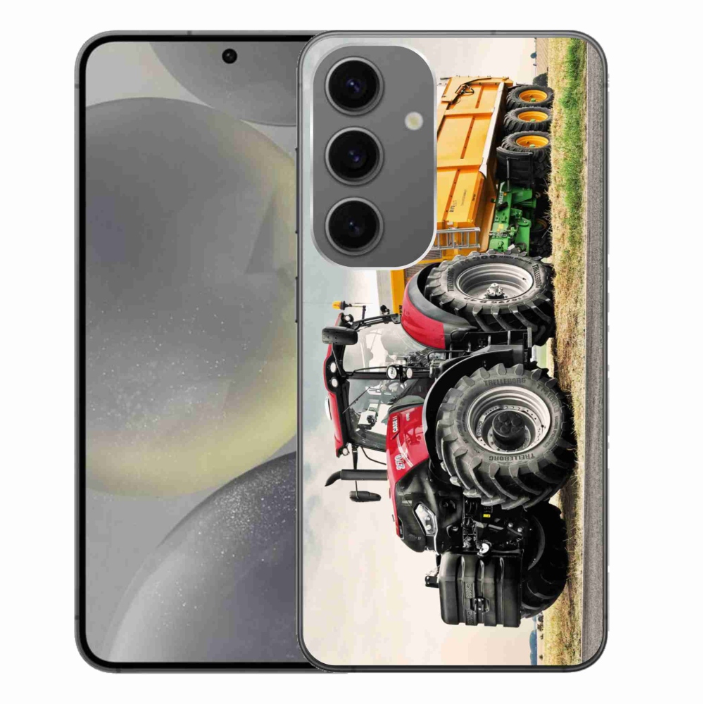 Gélový kryt mmCase na Samsung Galaxy S24+ - traktor 3