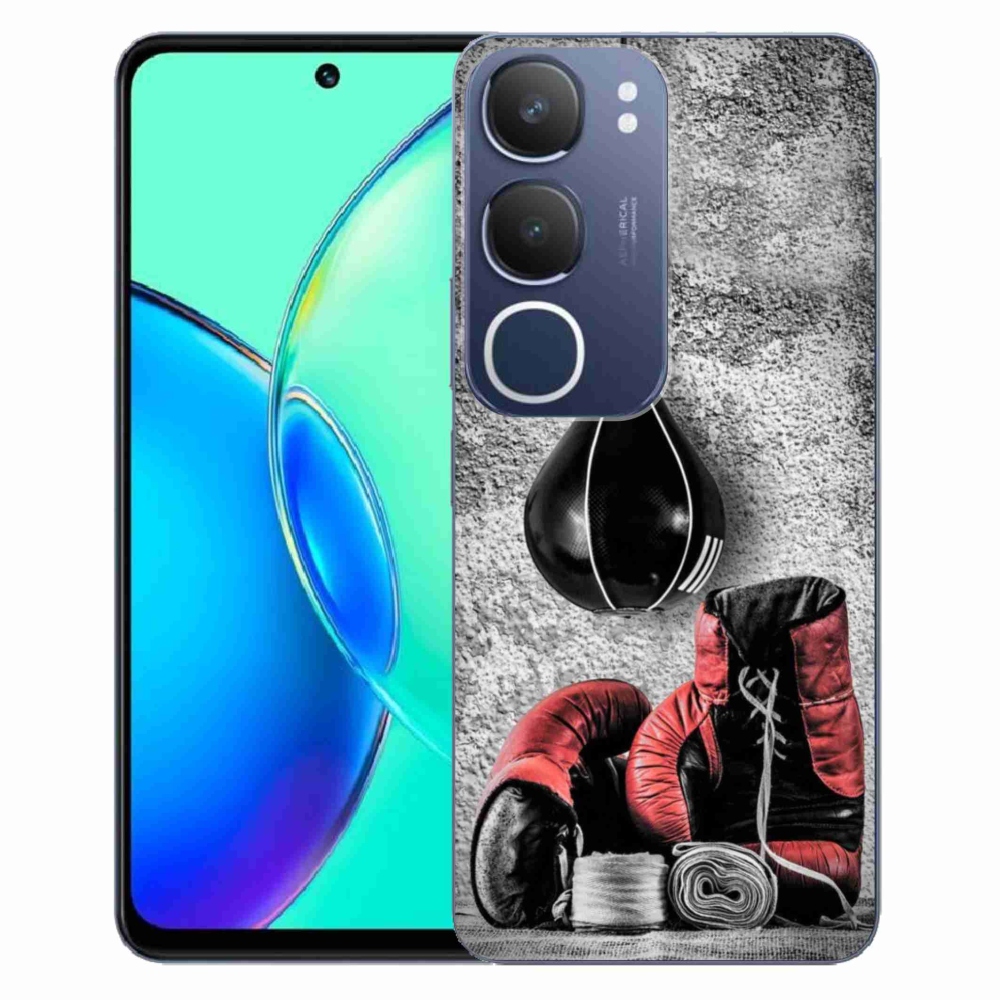 Gélový kryt mmCase na Vivo Y19s - boxovacie vrece a rukavice