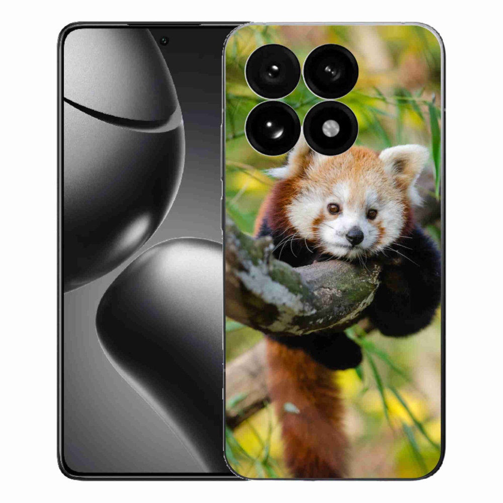 Gélový kryt mmCase na Xiaomi 15T - panda červená