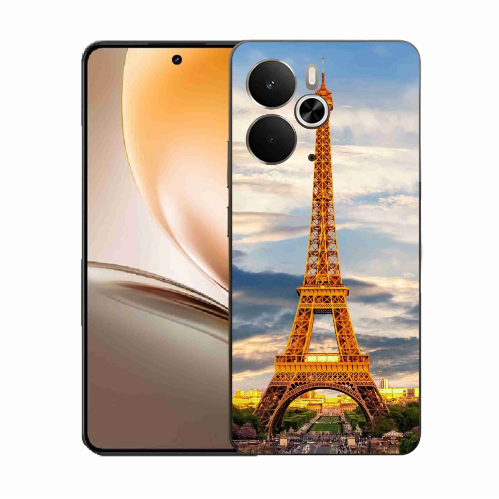 Gélový kryt mmCase na Realme 14 5G - eiffelova veža 3
