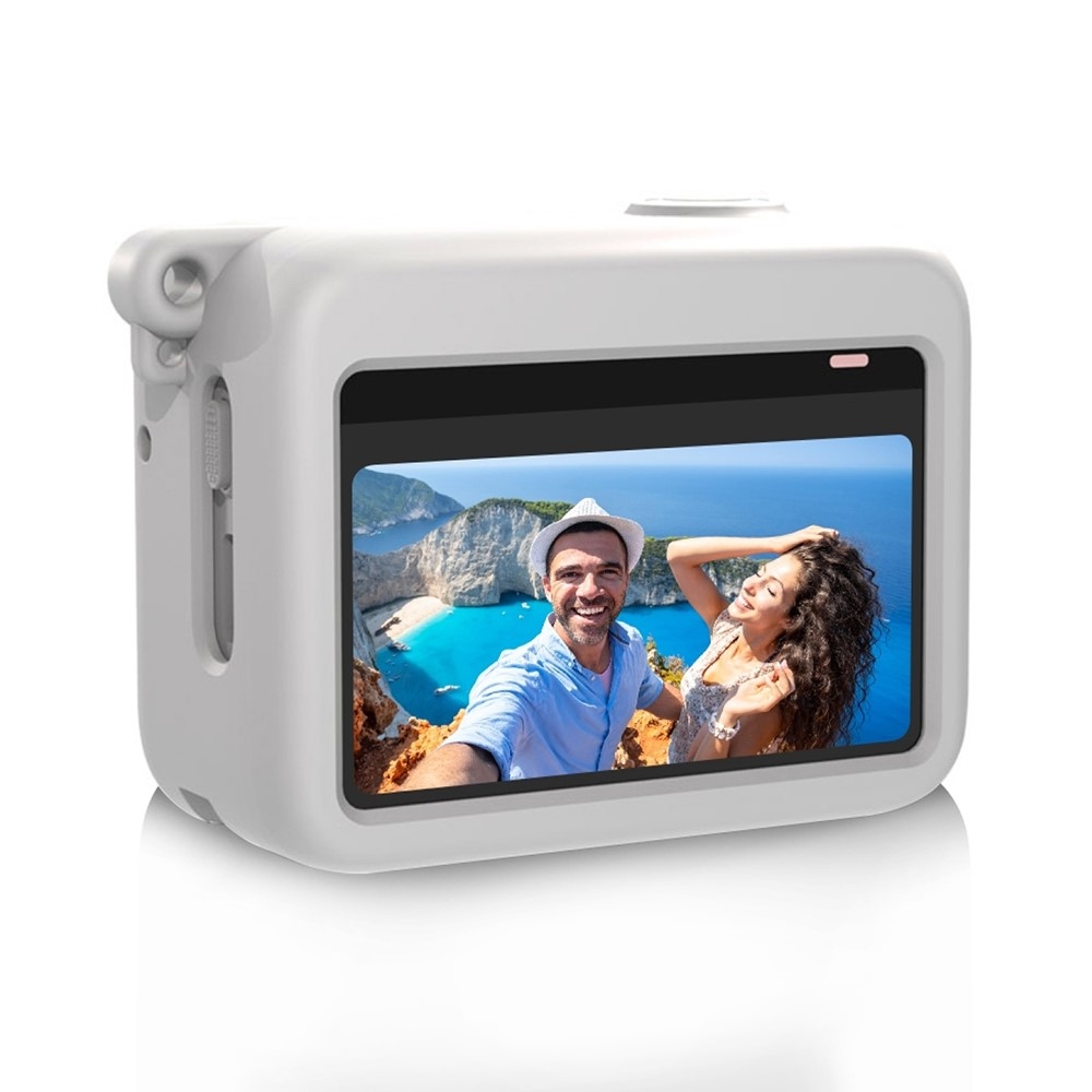 Silikónový ochranný obal PULUZ pre nabíjacie puzdro Insta360 GO 3 / GO 3S – biely