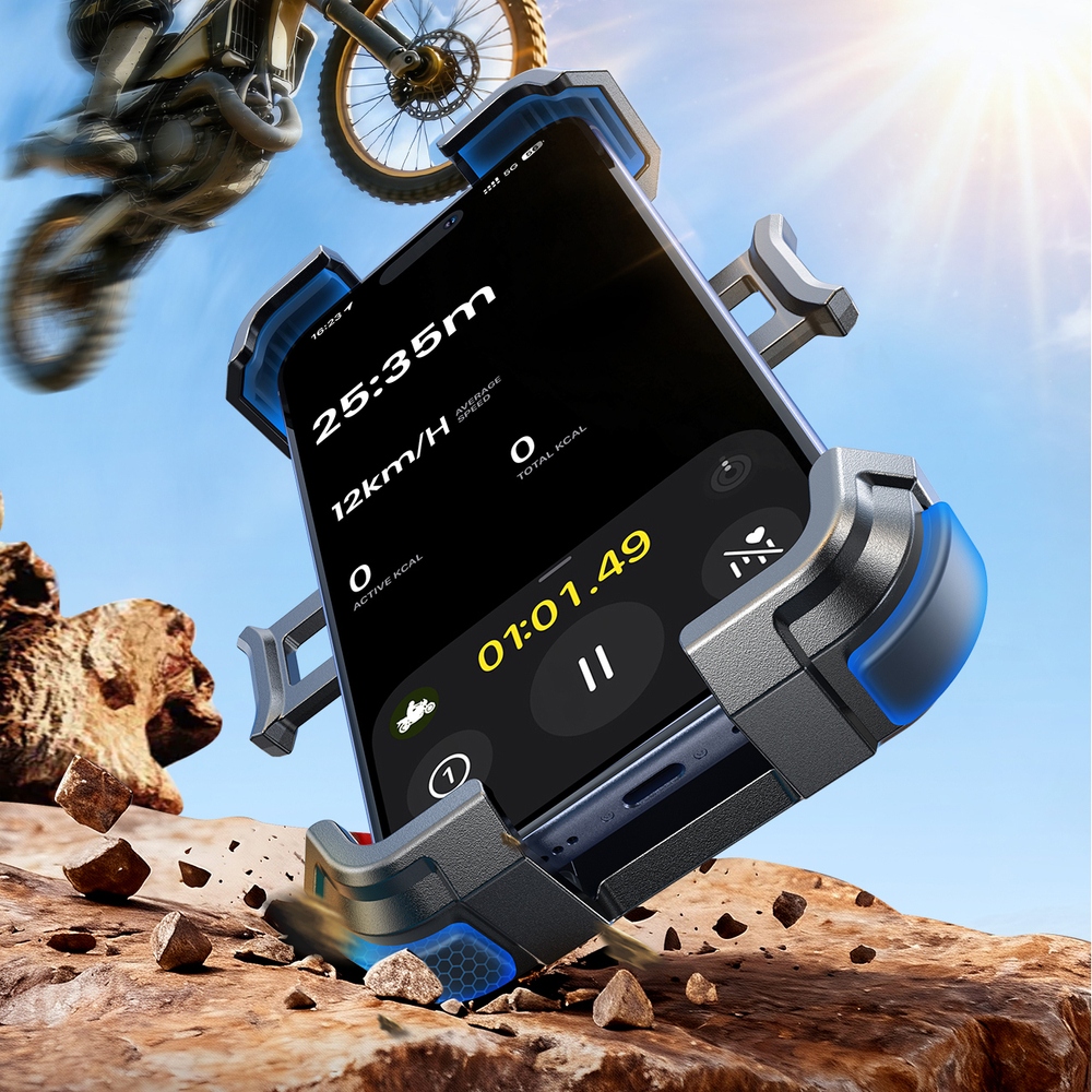 Držiak na bicykel a motorku Joyroom JR-ZS526 so slnečnou clonou – čierny