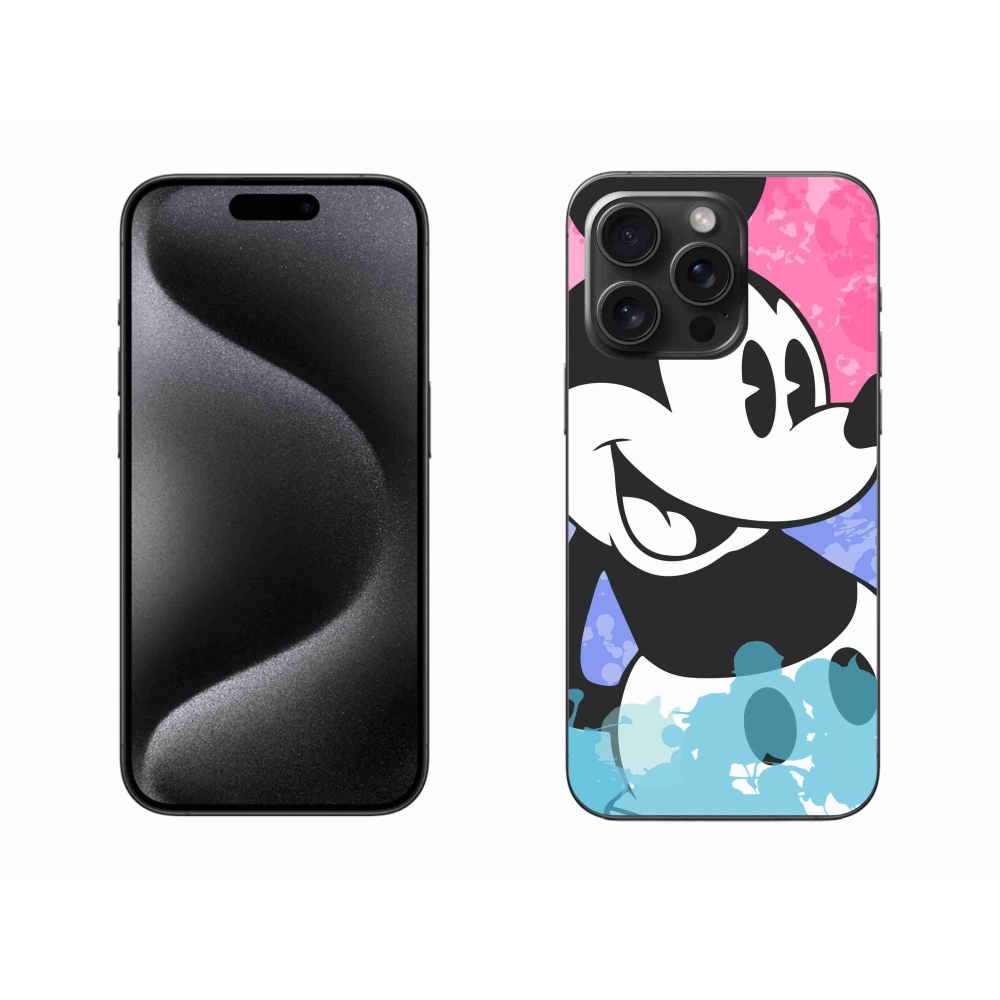 Gélový kryt mmCase na iPhone 15 Pro Max - mickey mouse