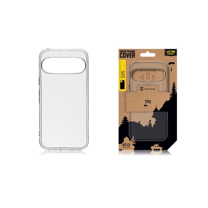 Tactical TPU Kryt pre Google Pixel 10 Transparent