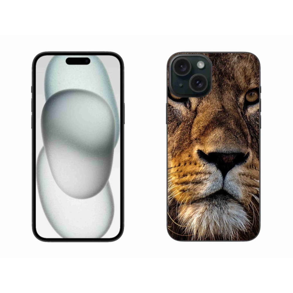 Gélový obal mmCase na iPhone 15 Plus - lev