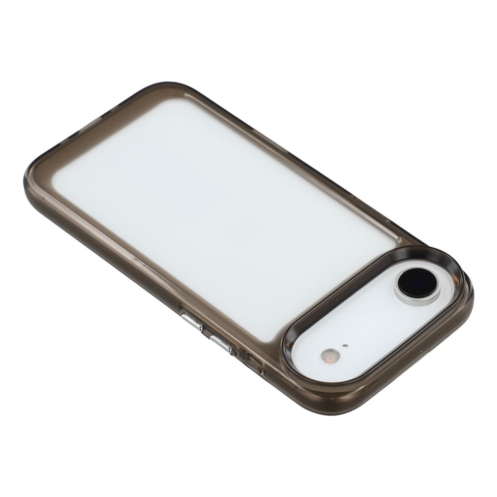Gélový obal s pevným chrbtom na iPhone 17 Air - čierny