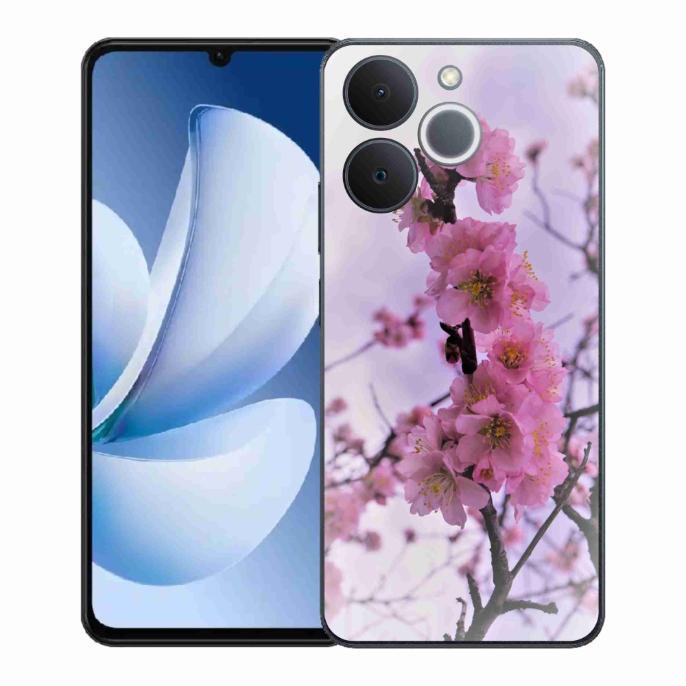 Gélový kryt mmCase na Realme Note 70T - kvety 7
