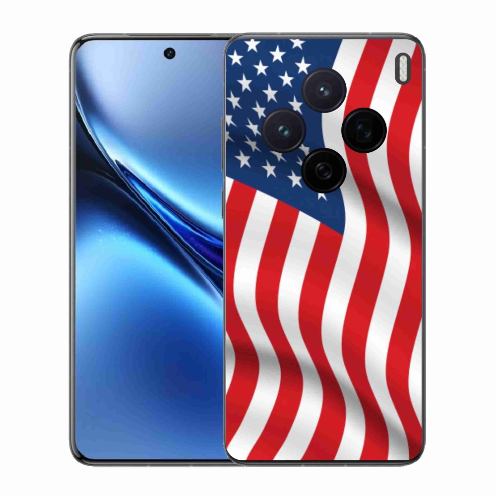 Gélový kryt mmCase na Vivo X200 5G - USA vlajka