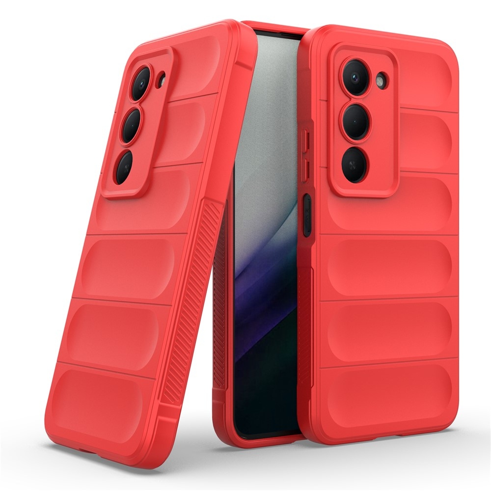 Rugg odolný gélový obal na Xiaomi Redmi 15 4G (171mm) - červený
