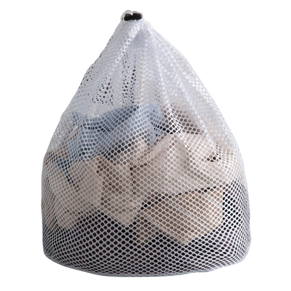 Sieťované pracie vrecko na spodnú bielizeň 40 × 50 cm so sťahovacou šnúrkou