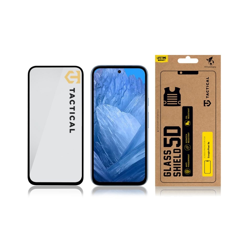 Tactical Glass Shield 5D sklo pre Google Pixel 8a Black