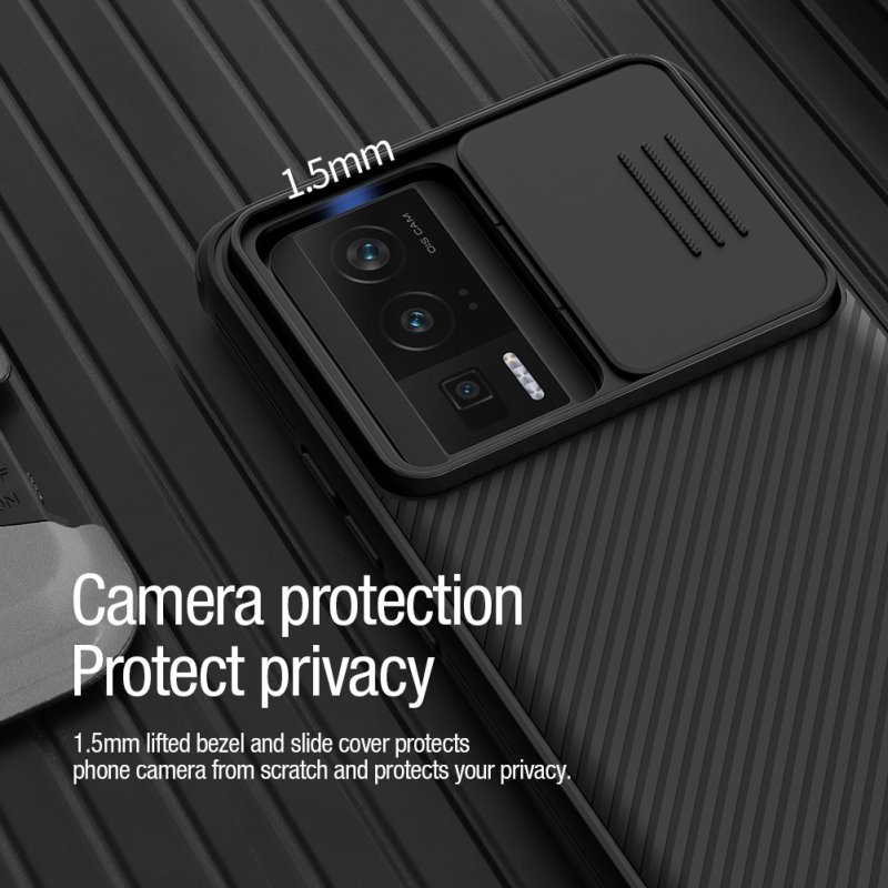 Nillkin CamShield PRO Magnetic Zadný Kryt pre Poco F5 Pro 5G Black