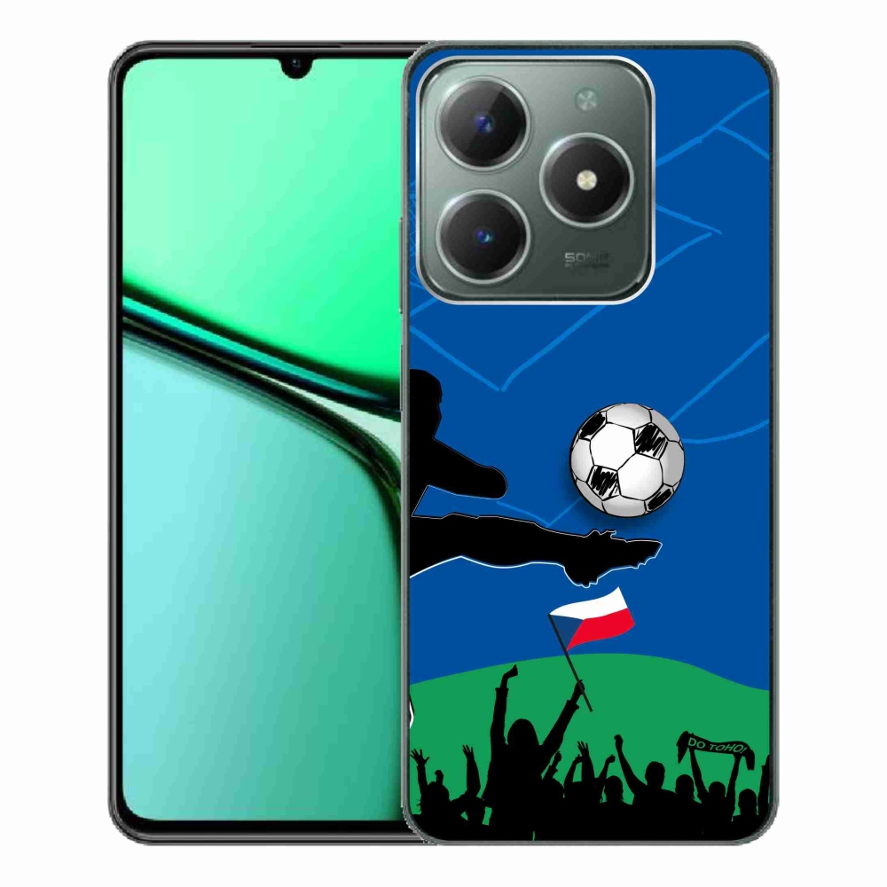 Gélový kryt mmCase na Realme C61 - fanúšikovia futbalu