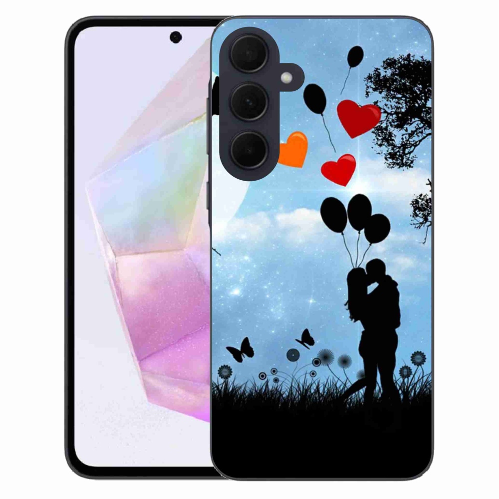 Gélový obal mmCase na Samsung Galaxy A35 5G - zamilovaný pár