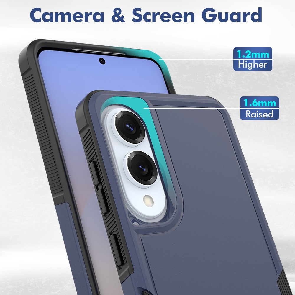 Shocky odolný kryt na Samsung Galaxy S25 Edge - tmavomodrý