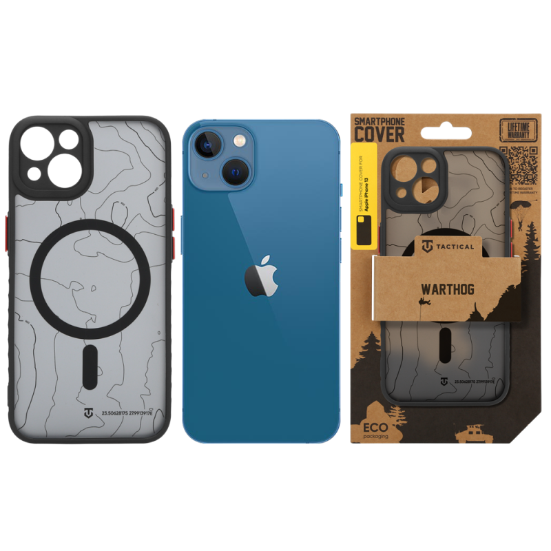 Tactical MagForce Warthog – puzdro pre Apple iPhone 13 Asphalt