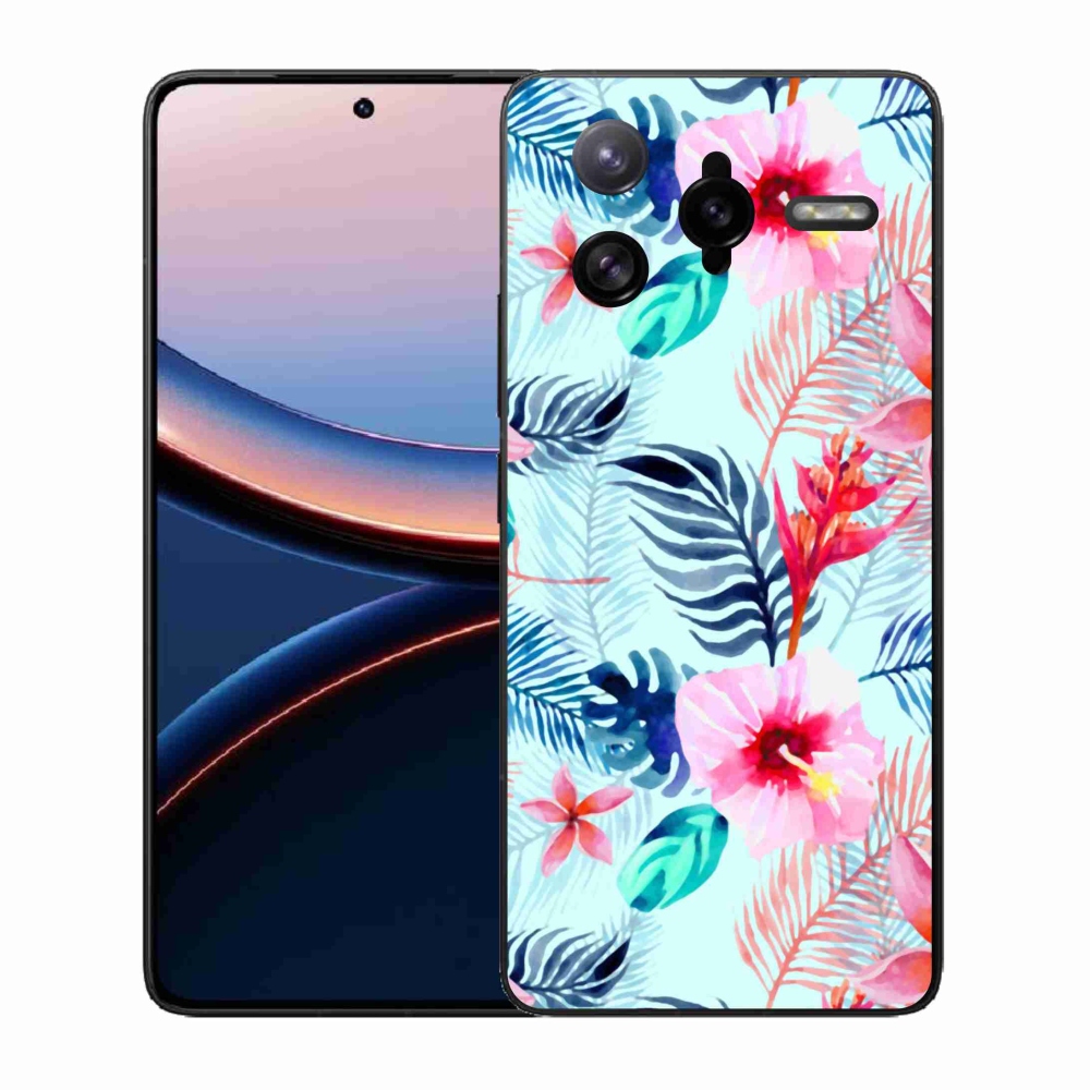 Gélový kryt mmCase na Xiaomi Poco F7 Ultra - kvety