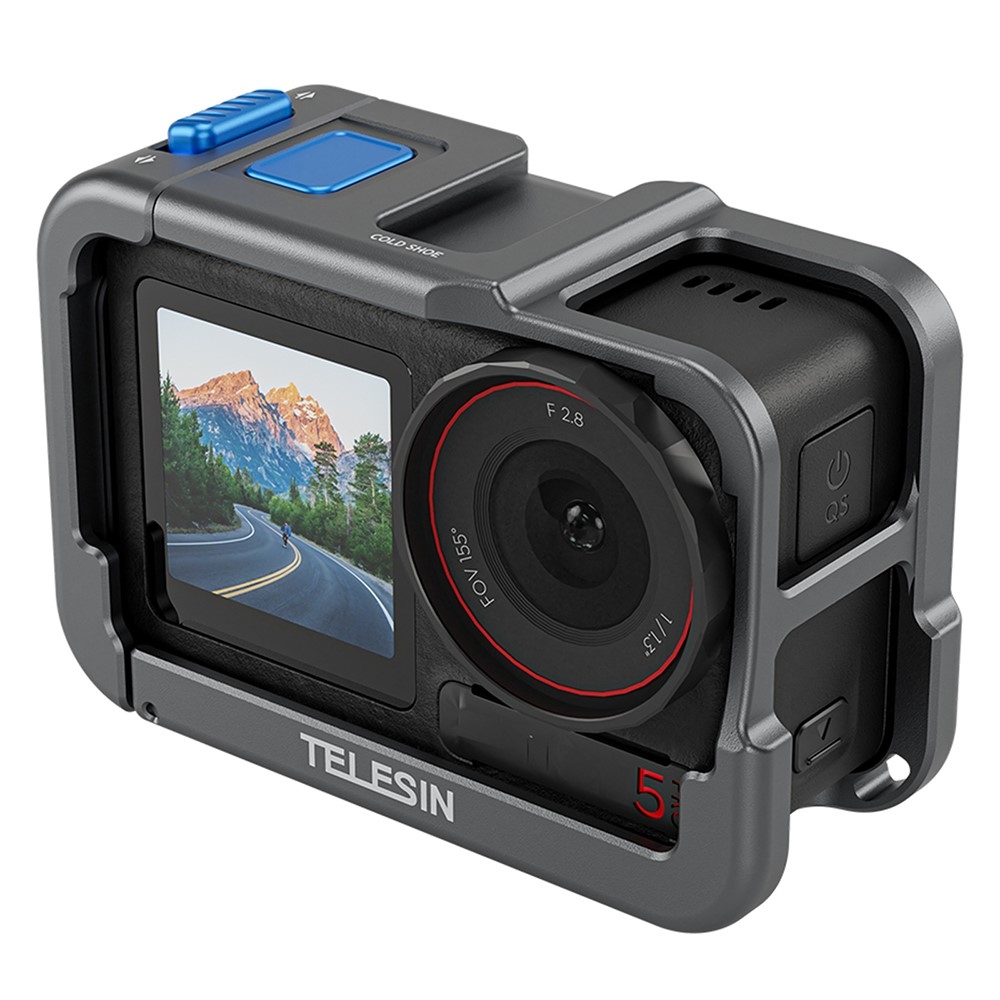 TELESIN hliníkový ochranný rám pre DJI Osmo Action 5 Pro, 4 a 3