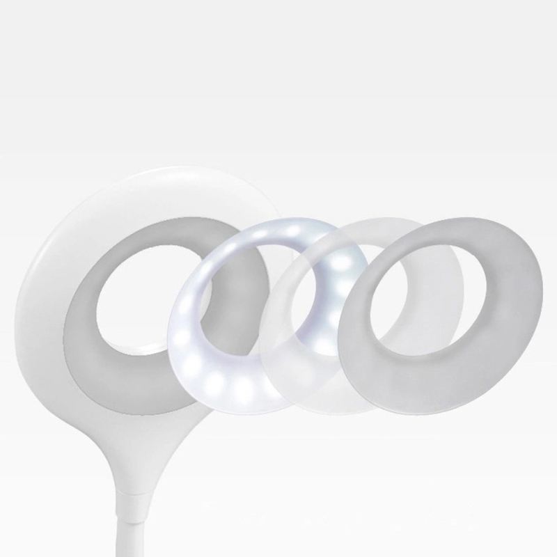 Bezdrôtová LED lampa na čítanie Mini Wozinsky s klipom + kábel USB-C – biela