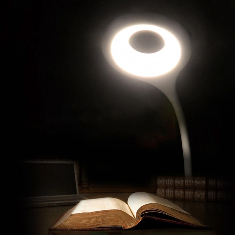Bezdrôtová LED lampa na čítanie Mini Wozinsky s klipom + kábel USB-C – biela