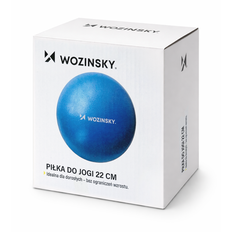 Rehabilitačná lopta Wozinsky WPDP-N22, 22 cm – modrá