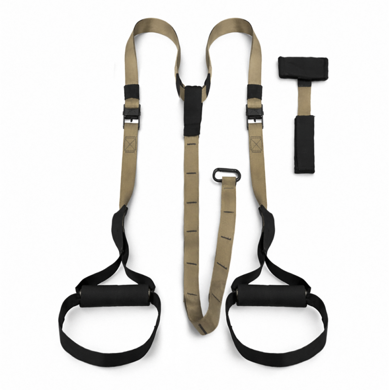 Cvičebné pásy TRX Wozinsky WSTR-01 – khaki