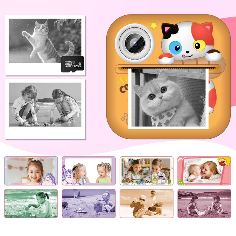 Wozinsky WDT-05 – termálna tlačiareň s fotoaparátom pre deti – oranžová