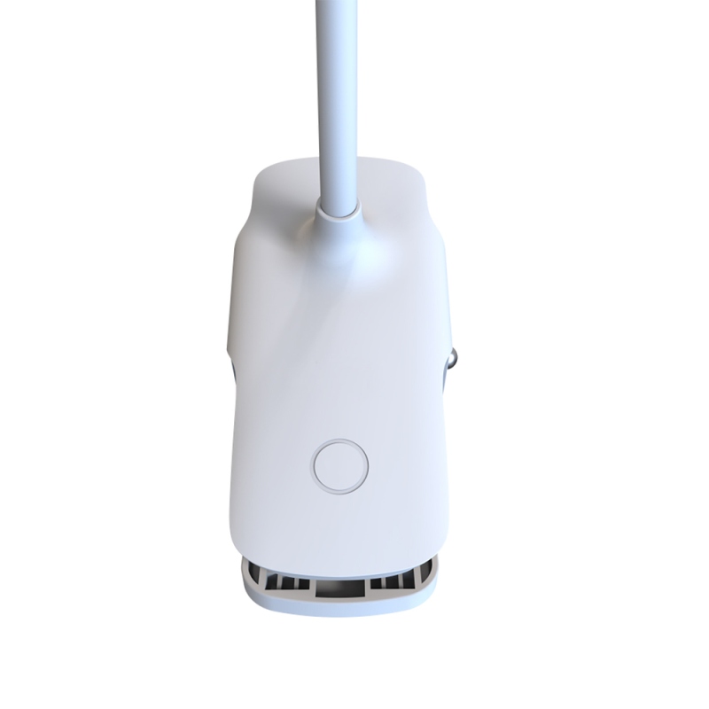 Wozinsky VT-02 Mini LED lampa na čítanie s klipom a káblom USB-C, 80 cm – biela