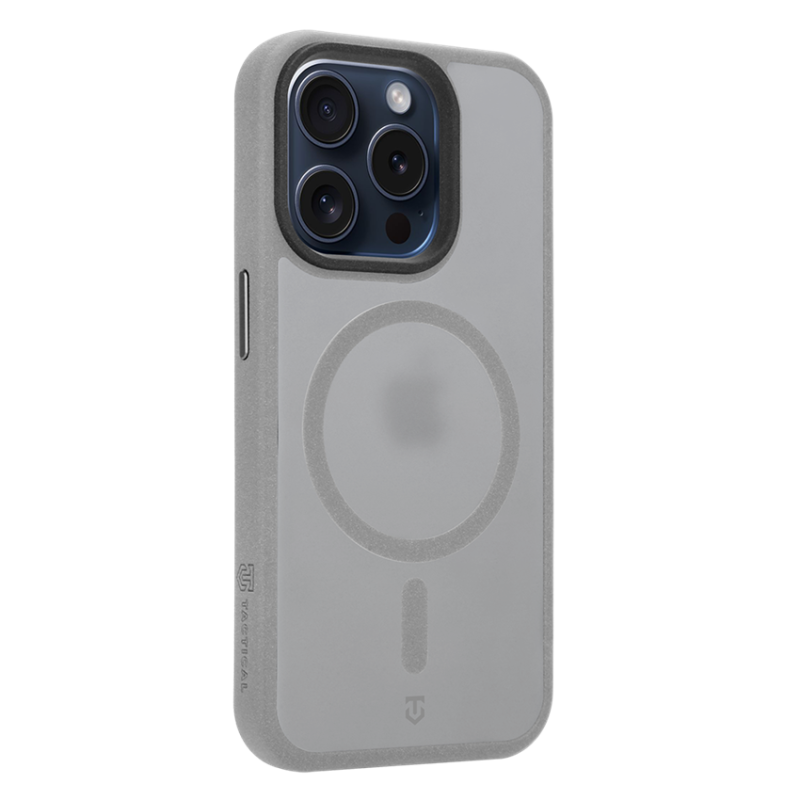 Tactical MagForce Hypersand puzdro pre Apple iPhone 15 Pro, svetlošedé