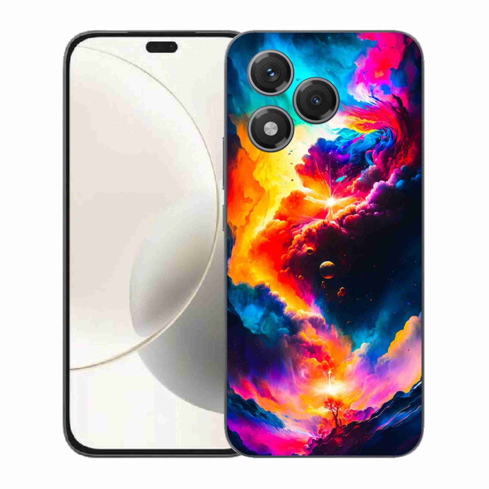 Gélový kryt mmCase na Honor 400 Lite - abstraktný motív