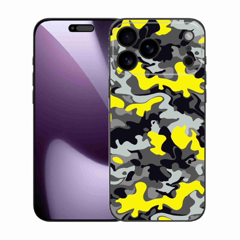 Gélový kryt mmCase na iPhone 17 Pro Max - maskáčový vzor 6