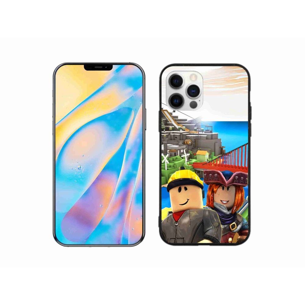 Gélový kryt mmCase na iPhone 12 Pro - roblox 1