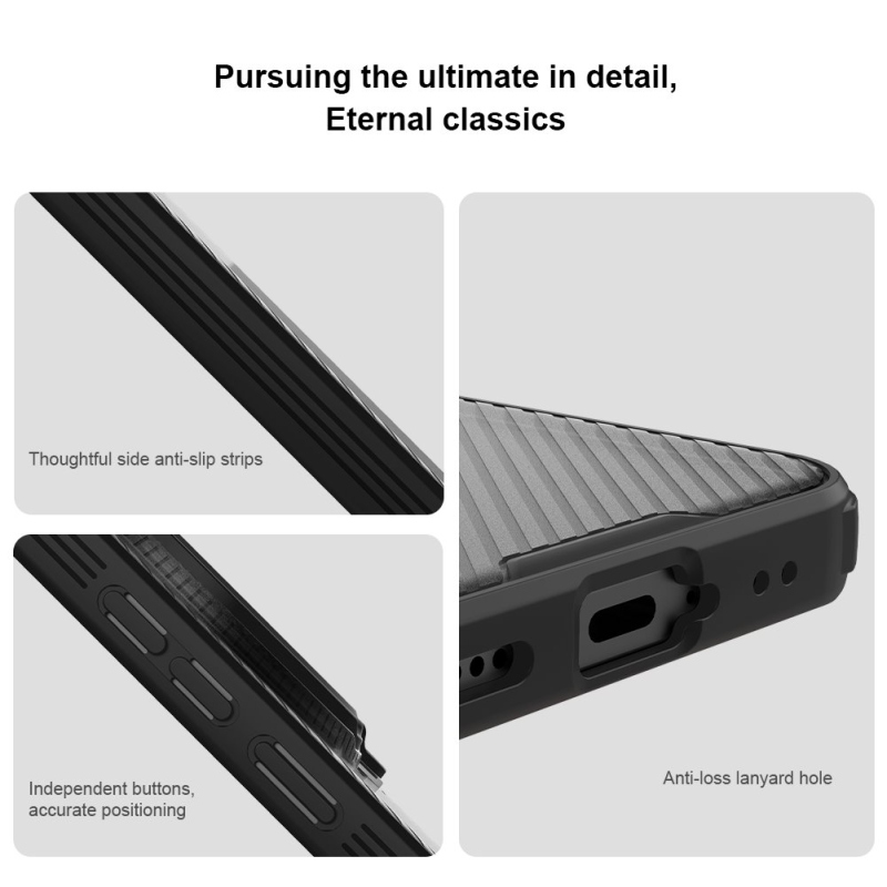 Nillkin CamShield Prop Magnetický zadný kryt pre Vivo X300 Transparent Black