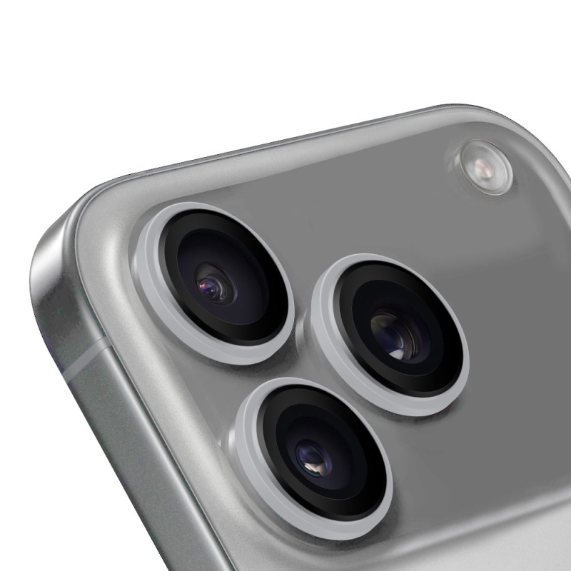 BALENIE:ME Lens Protector pre Apple iPhone 17 Pro/17 Pro Max Silver