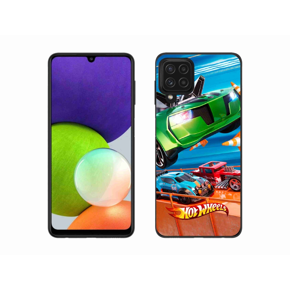 Gélový kryt mmCase na Samsung Galaxy A22 4G - hot wheels 1