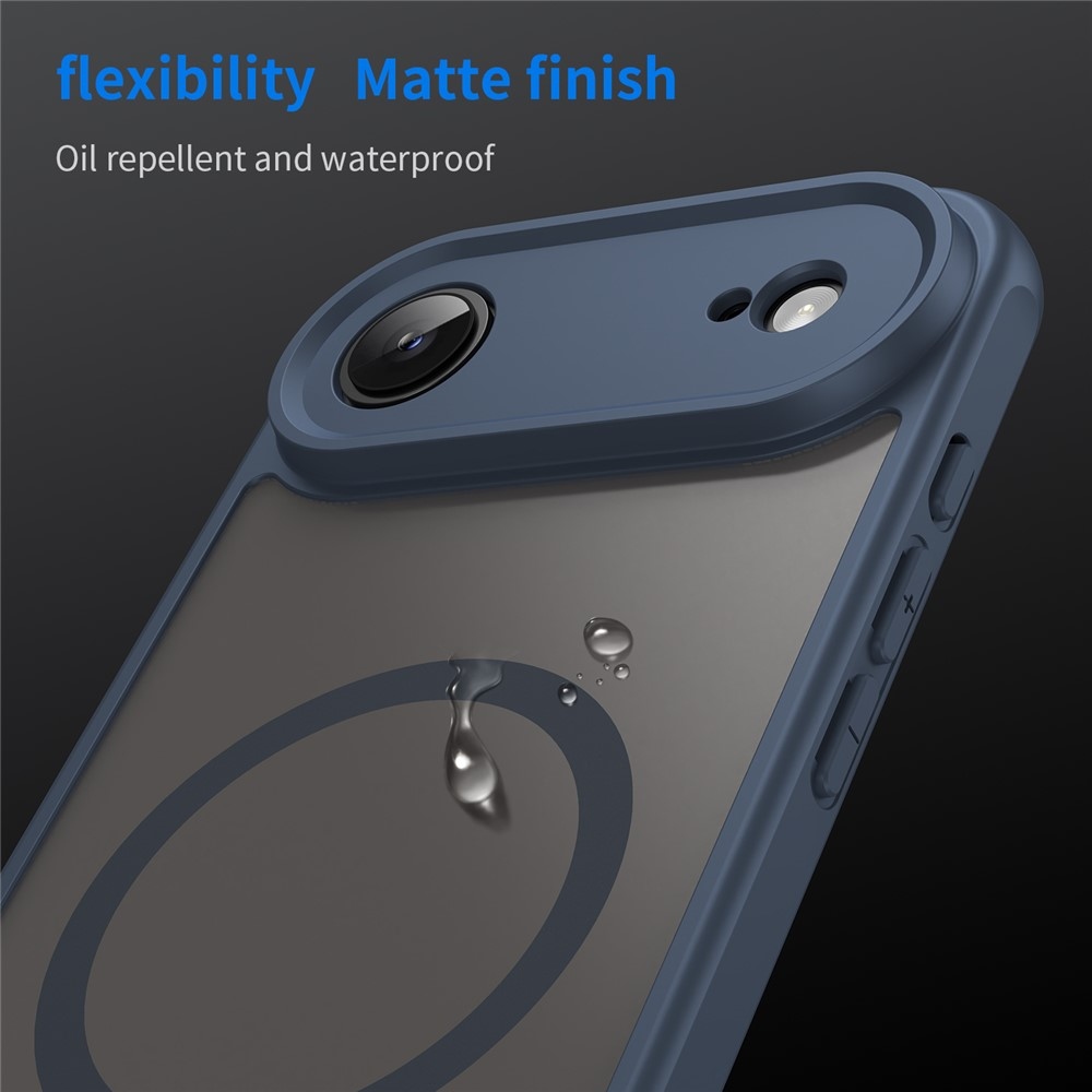 Case matný gélový obal s MagSafe na iPhone 17 Air - modrý