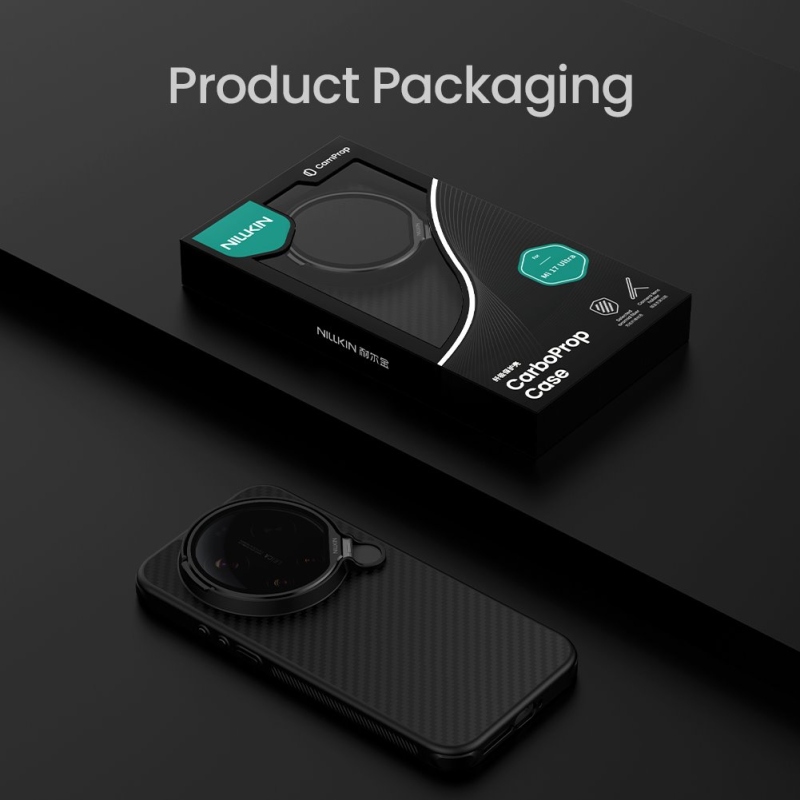 Nillkin CarboProp Aramid Magnetický zadný kryt pre Xiaomi 17 Ultra Black