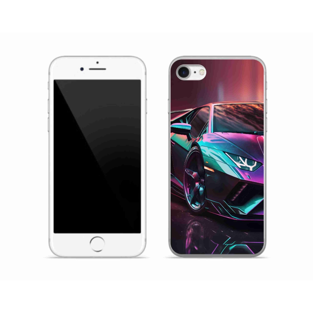 Gélový kryt mmCase na iPhone SE (2020) - auto 8