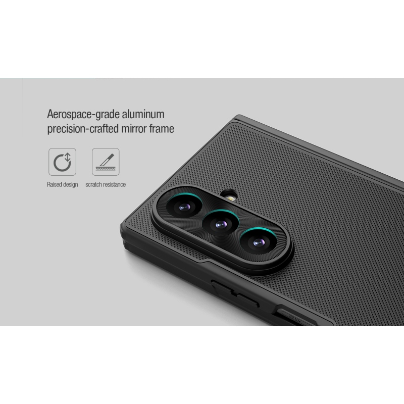Nillkin Super Frosted FOLD Magnetic zadný kryt pre Samsung Galaxy Z Fold 8 Ultra Transparent Black