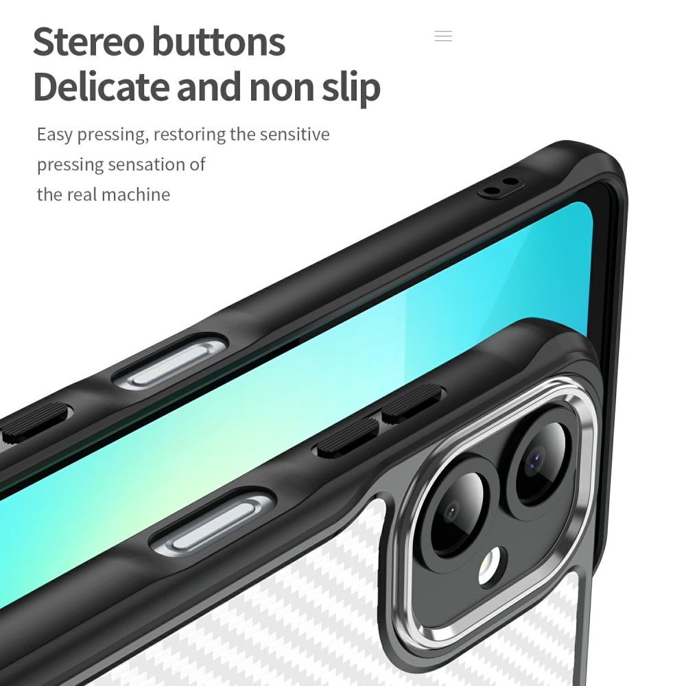 Textures odolný kryt na Samsung Galaxy A06 4G - čierny