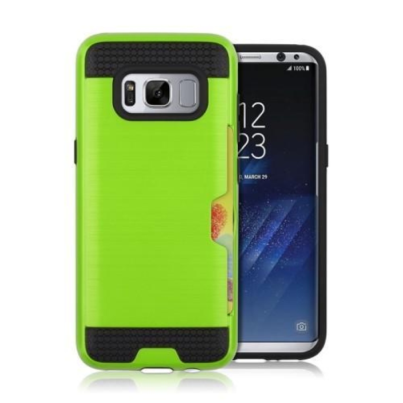 Hybrid 3v1 odolný obal pre mobil Samsung Galaxy S8 Plus - zelený