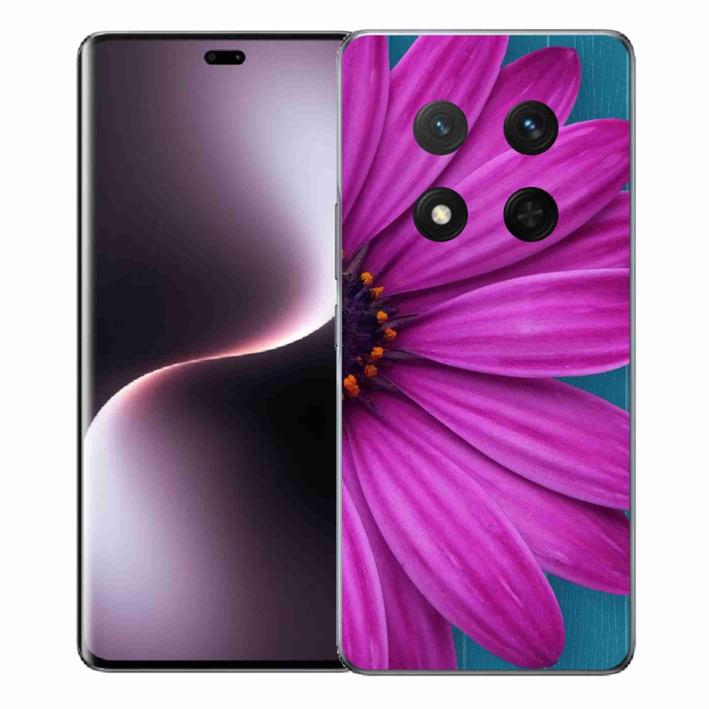 Gélový kryt mmCase na Honor Magic 7 Lite 5G - fialová margaréta