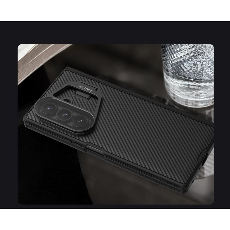 Nillkin CamShield Prop Magnetic (Transparent Lens) Zadný kryt pre Samsung Galaxy Z Fold 7 Black