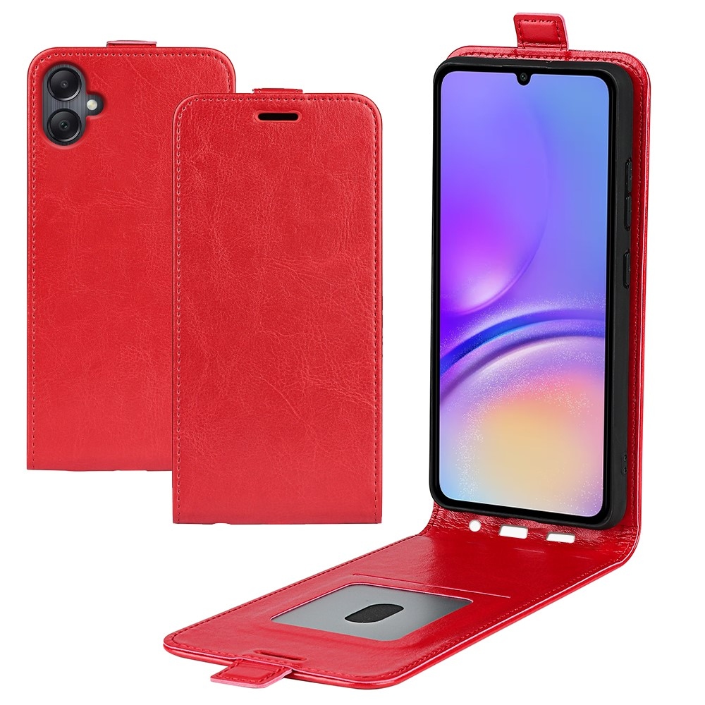 Vertical knižkové púzdro na Samsung Galaxy A06 4G - červené