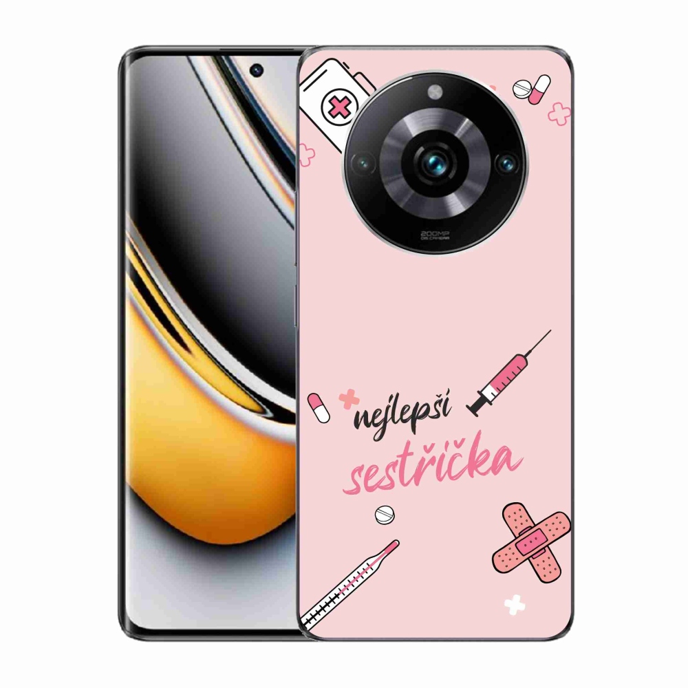 Gélový kryt mmCase na Realme 11 Pro/11 Pro+ - najlepšia sestrička ružové pozadie