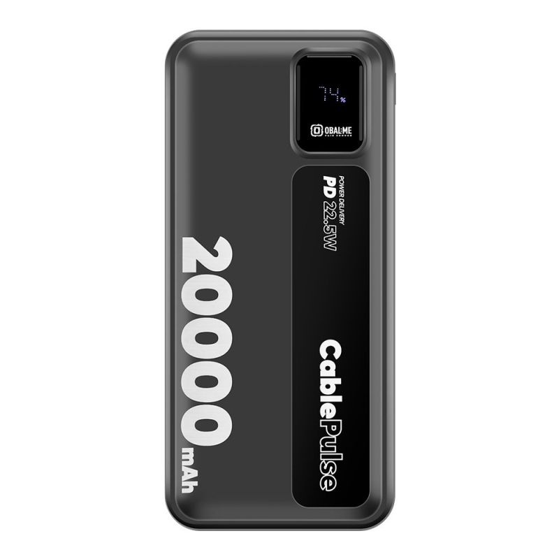 OBAL:ME CablePulse Powerbanka 20000mAh 22,5W čierna